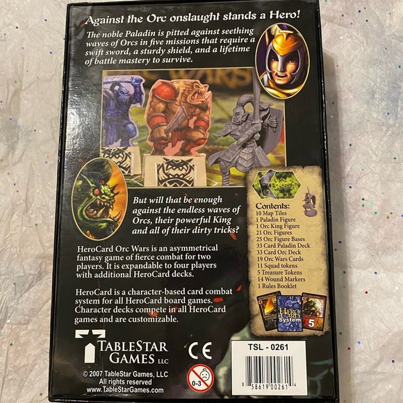 HeroCard Orc Wars Board Game brand New - Picture 7 of 7